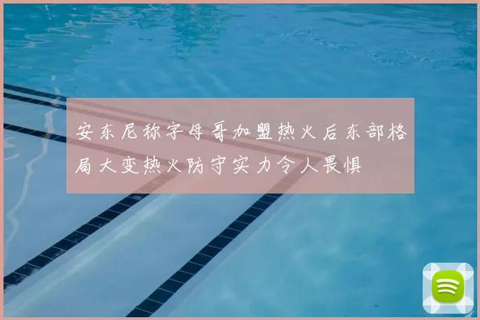 安东尼称字母哥加盟热火后东部格局大变热火防守实力令人畏惧
